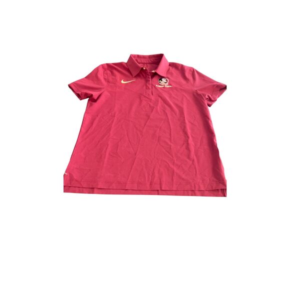 FSU Florida State University FSU Seminoles polo Athletic Dry Fit T-shirt size L - Picture 1 of 11